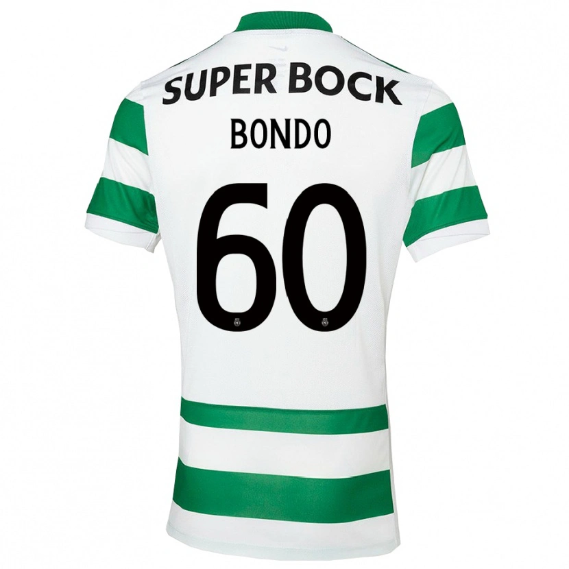 Danxen Bambino Maglia Pedro Bondo #60 Verde Bianco Kit Gara Home 2025/26 Maglietta