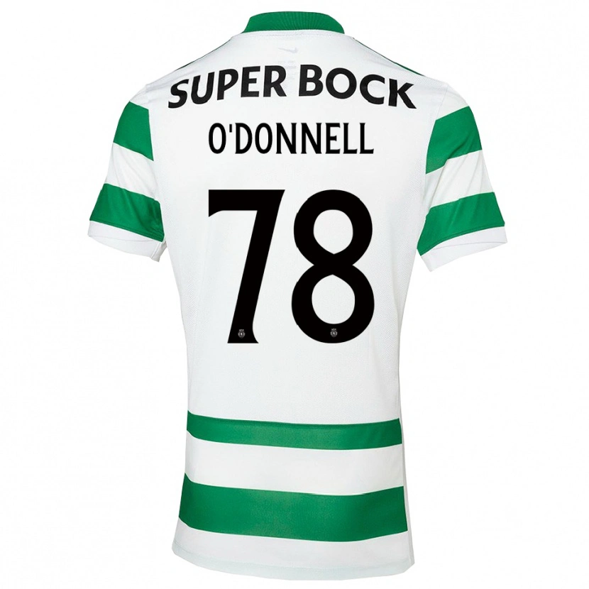 Danxen Bambino Maglia Miri O'donnell #78 Verde Bianco Kit Gara Home 2025/26 Maglietta