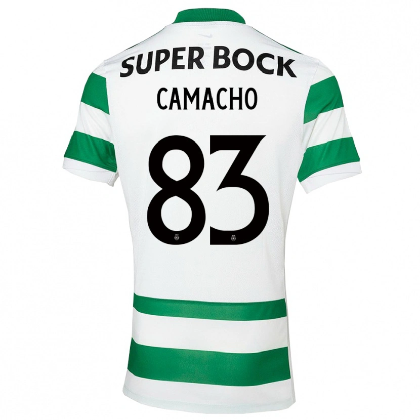 Danxen Bambino Maglia Rafael Camacho #83 Verde Bianco Kit Gara Home 2025/26 Maglietta