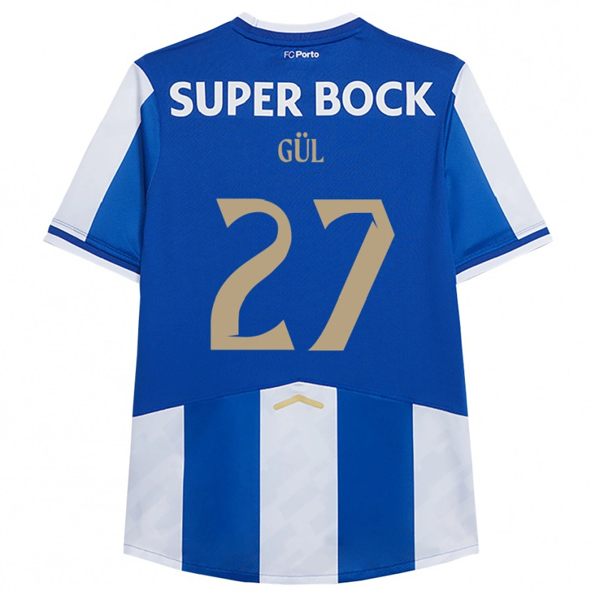 Danxen Bambino Maglia Deniz Gül #27 Blu Bianco Kit Gara Home 2025/26 Maglietta