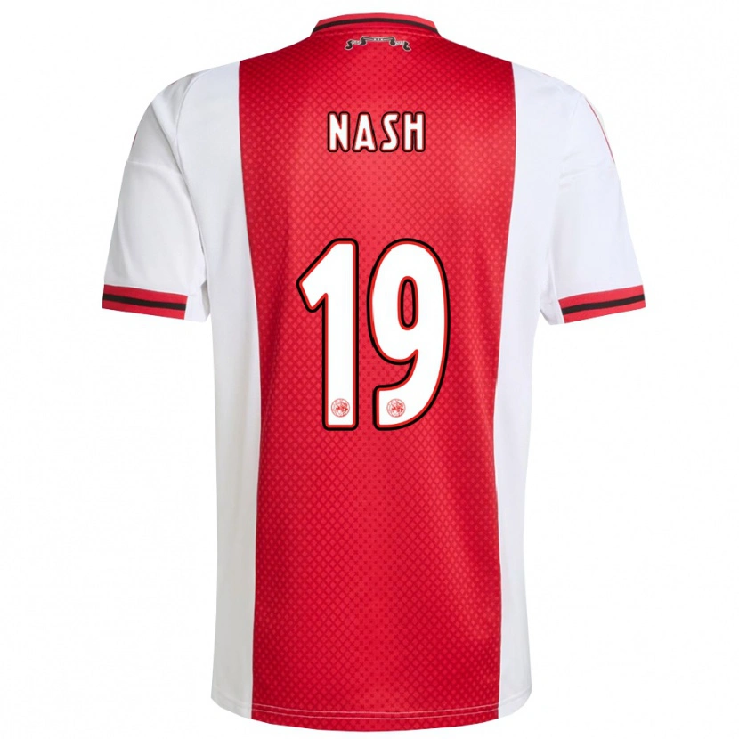Danxen Bambino Maglia Pharell Nash #19 Rosso Bianco Kit Gara Home 2025/26 Maglietta