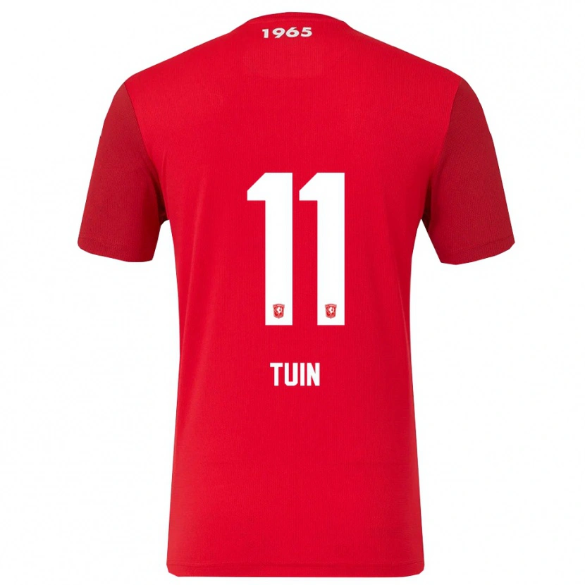 Danxen Bambino Maglia Alieke Tuin #11 Rosso Bianco Kit Gara Home 2025/26 Maglietta