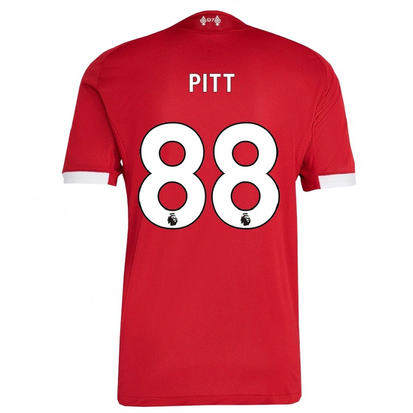 Danxen Bambino Maglia Lucas Pitt #88 Rosso Bianco Kit Gara Home 2025/26 Maglietta