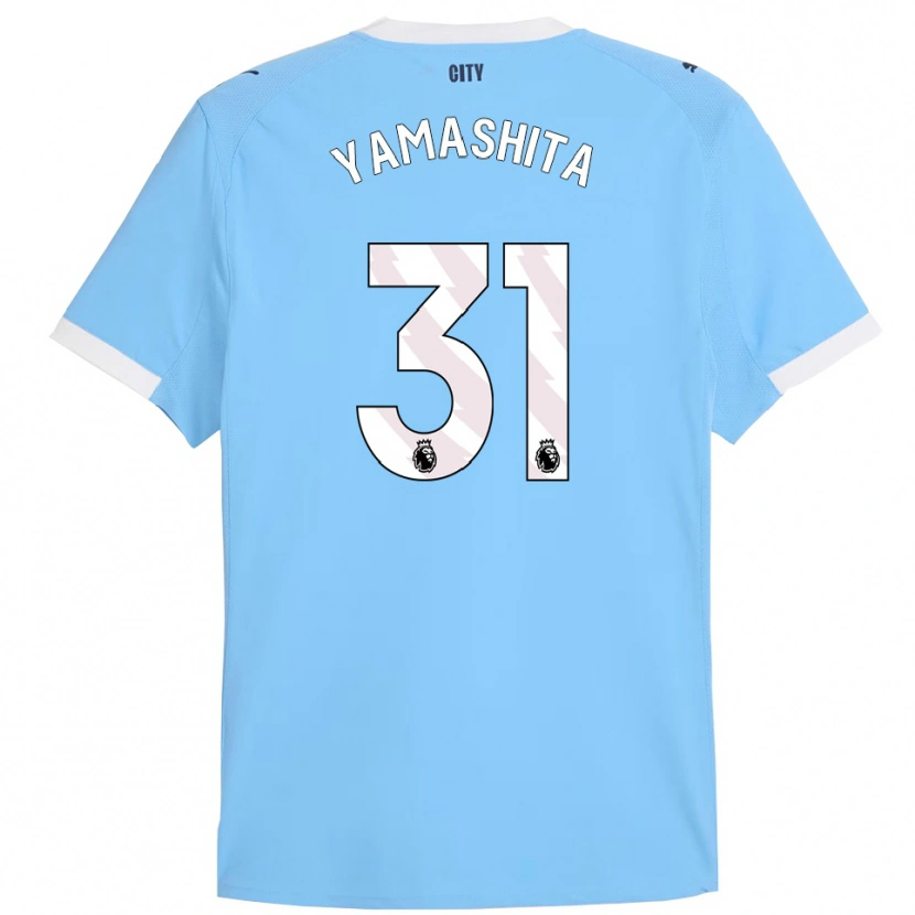 Danxen Bambino Maglia Ayaka Yamashita #31 Azzurro Bianco Kit Gara Home 2025/26 Maglietta