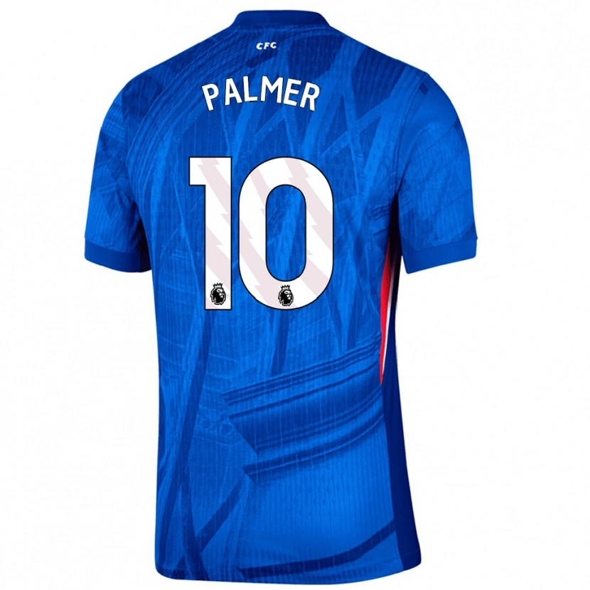 Danxen Bambino Maglia Cole Palmer #10 Blu Bianco Kit Gara Home 2025/26 Maglietta