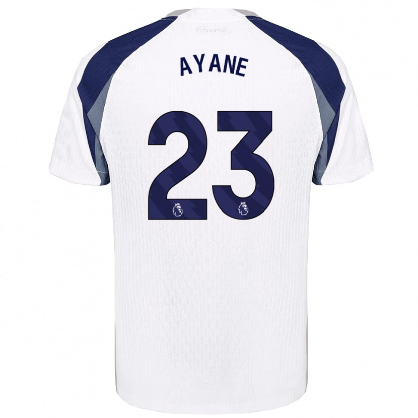 Danxen Bambino Maglia Rosella Ayane #23 Bianco Navy Kit Gara Home 2025/26 Maglietta
