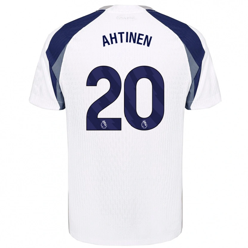 Danxen Bambino Maglia Olga Ahtinen #20 Bianco Navy Kit Gara Home 2025/26 Maglietta