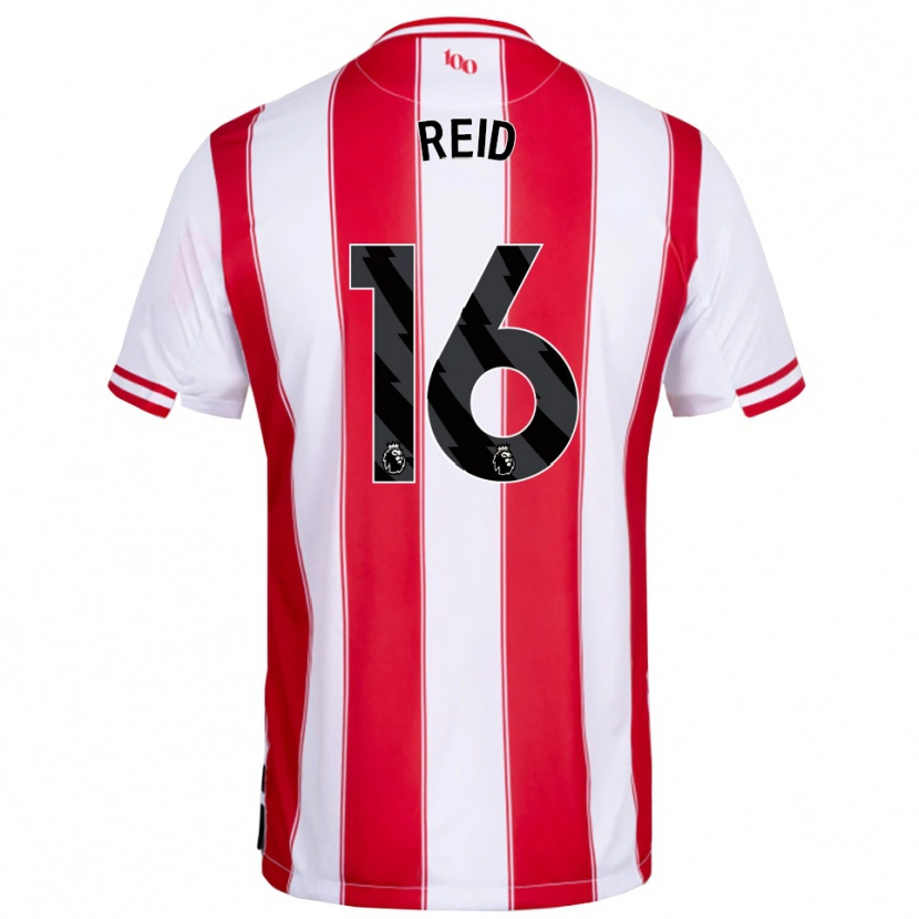 Danxen Bambino Maglia Jodie Reid #16 Rosso Bianco Kit Gara Home 2025/26 Maglietta