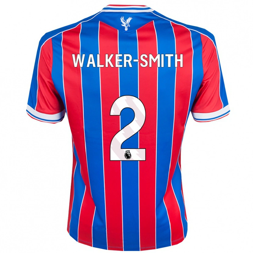 Danxen Bambino Maglia Charlie Walker-Smith #2 Blu Rosso Bianco Kit Gara Home 2025/26 Maglietta