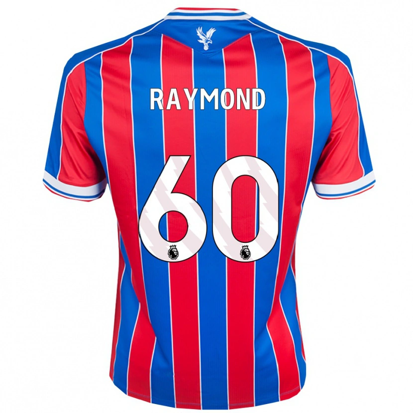 Danxen Bambino Maglia Jadan Raymond #60 Blu Rosso Bianco Kit Gara Home 2025/26 Maglietta