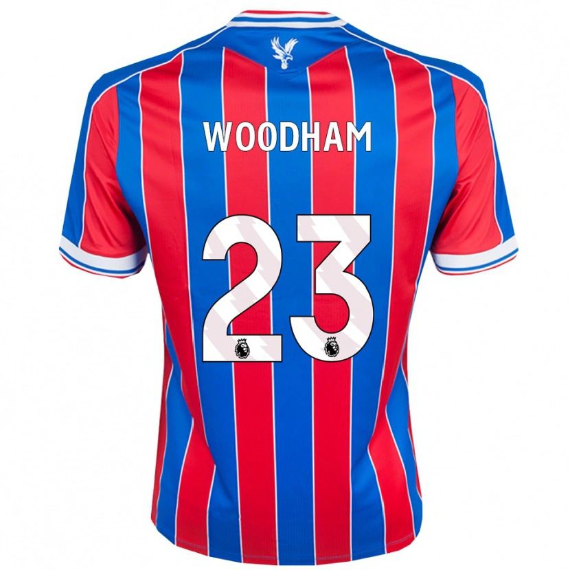 Danxen Bambino Maglia Lily Woodham #23 Blu Rosso Bianco Kit Gara Home 2025/26 Maglietta