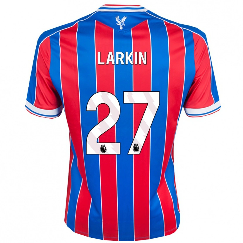 Danxen Bambino Maglia Abbie Larkin #27 Blu Rosso Bianco Kit Gara Home 2025/26 Maglietta