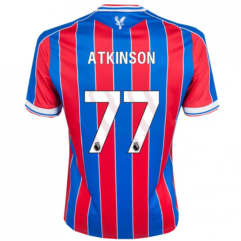 Danxen Bambino Maglia Isibeal Atkinson #77 Blu Rosso Bianco Kit Gara Home 2025/26 Maglietta