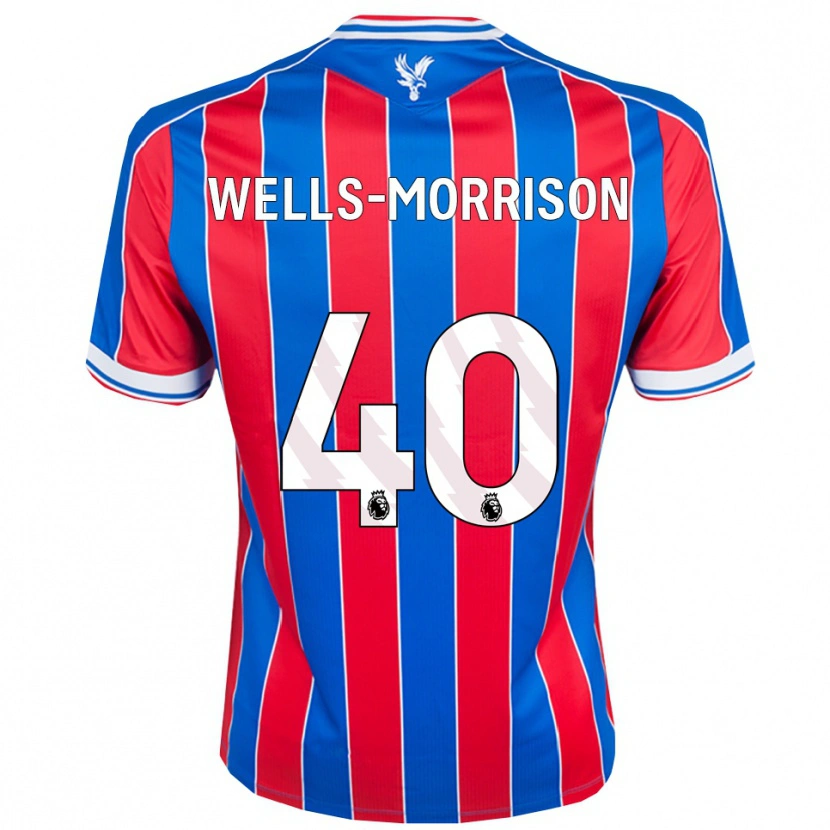 Danxen Bambino Maglia Jack Wells-Morrison #40 Blu Rosso Bianco Kit Gara Home 2025/26 Maglietta