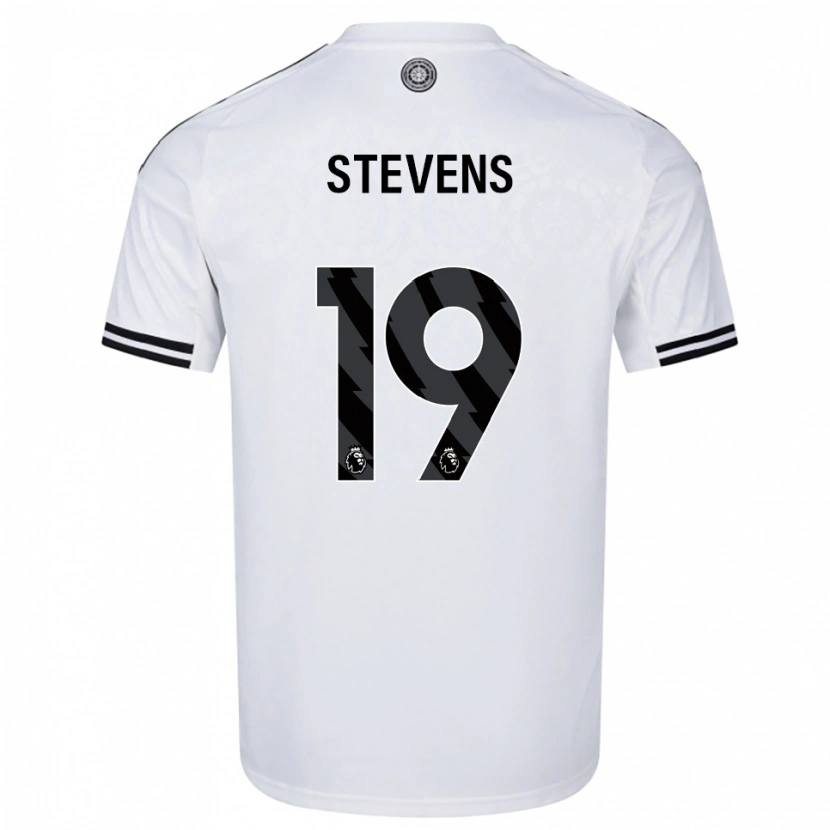 Danxen Bambino Maglia Lily Stevens #19 Bianco Nero Kit Gara Home 2025/26 Maglietta