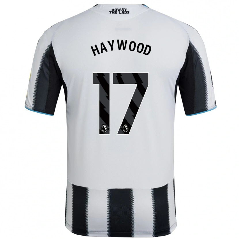 Danxen Bambino Maglia Sophie Haywood #17 Nero Bianco Kit Gara Home 2025/26 Maglietta