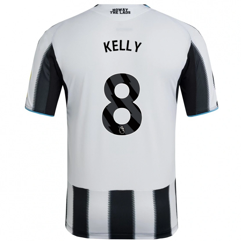 Danxen Bambino Maglia Emma Kelly #8 Nero Bianco Kit Gara Home 2025/26 Maglietta