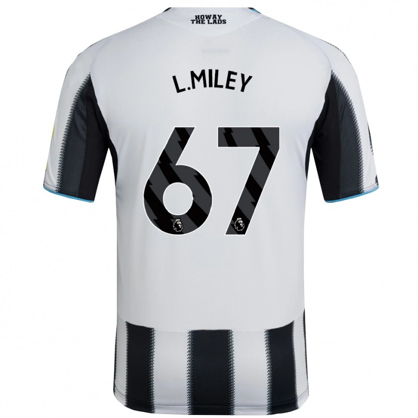 Danxen Bambino Maglia Lewis Miley #67 Nero Bianco Kit Gara Home 2025/26 Maglietta