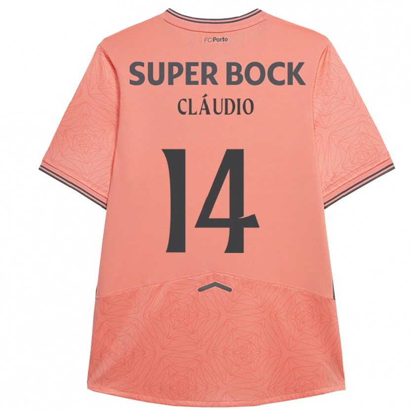 Danxen Bambino Maglia Cláudio Ramos #14 Rosa Navy Kit Gara Away 2025/26 Maglietta