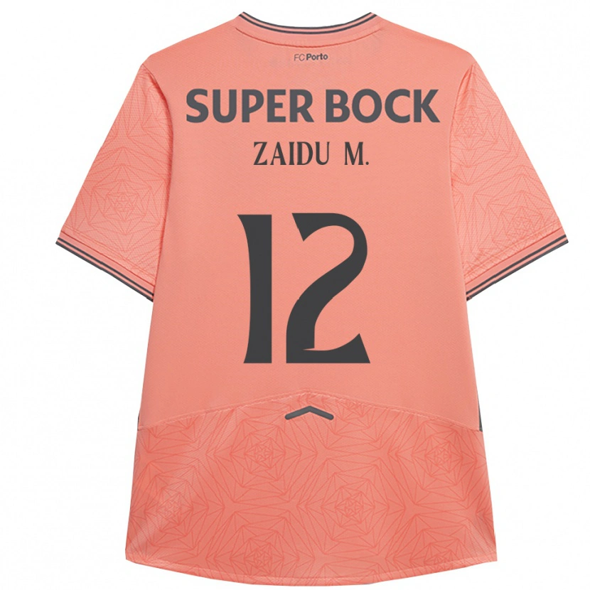 Danxen Bambino Maglia Zaidu #12 Rosa Navy Kit Gara Away 2025/26 Maglietta