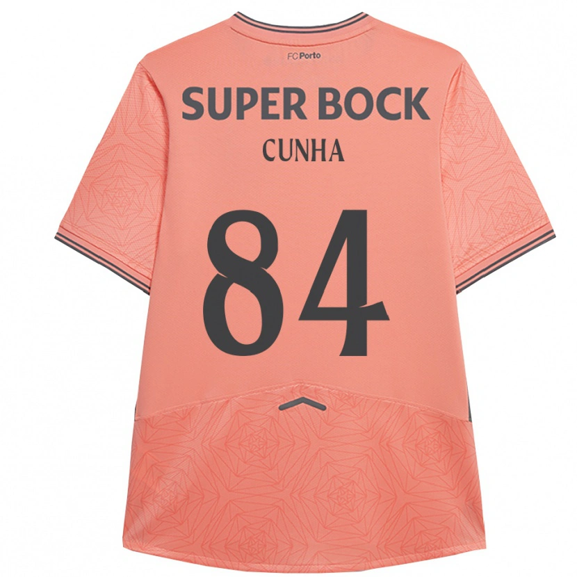 Danxen Bambino Maglia Martim Cunha #84 Rosa Navy Kit Gara Away 2025/26 Maglietta