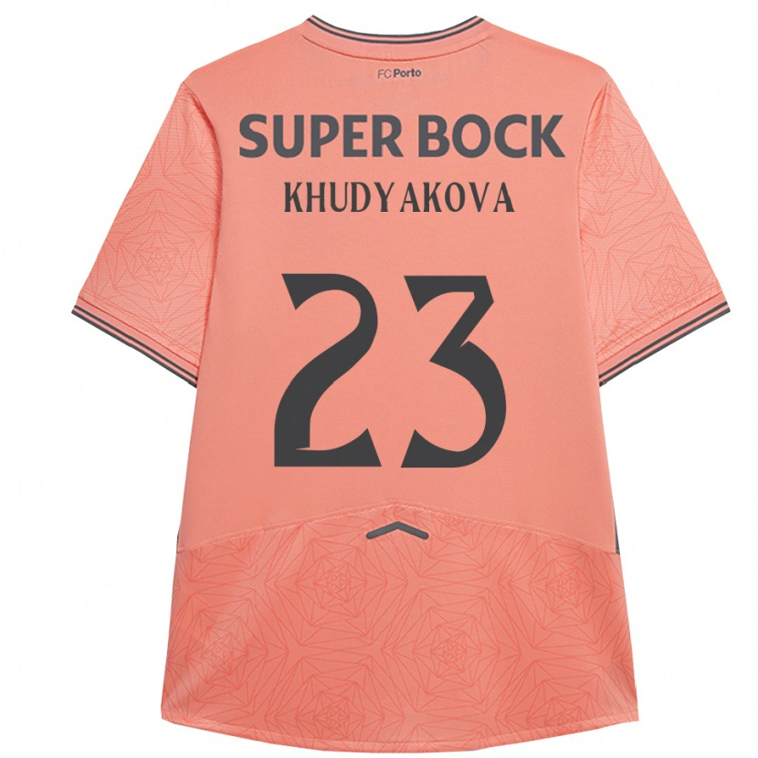Danxen Bambino Maglia Verónica Khudyakova #23 Rosa Navy Kit Gara Away 2025/26 Maglietta