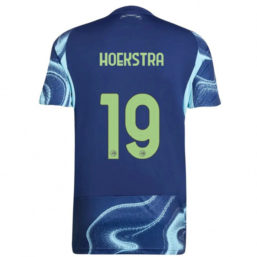 Danxen Bambino Maglia Tiny Hoekstra #19 Navy Azzurro Kit Gara Away 2025/26 Maglietta