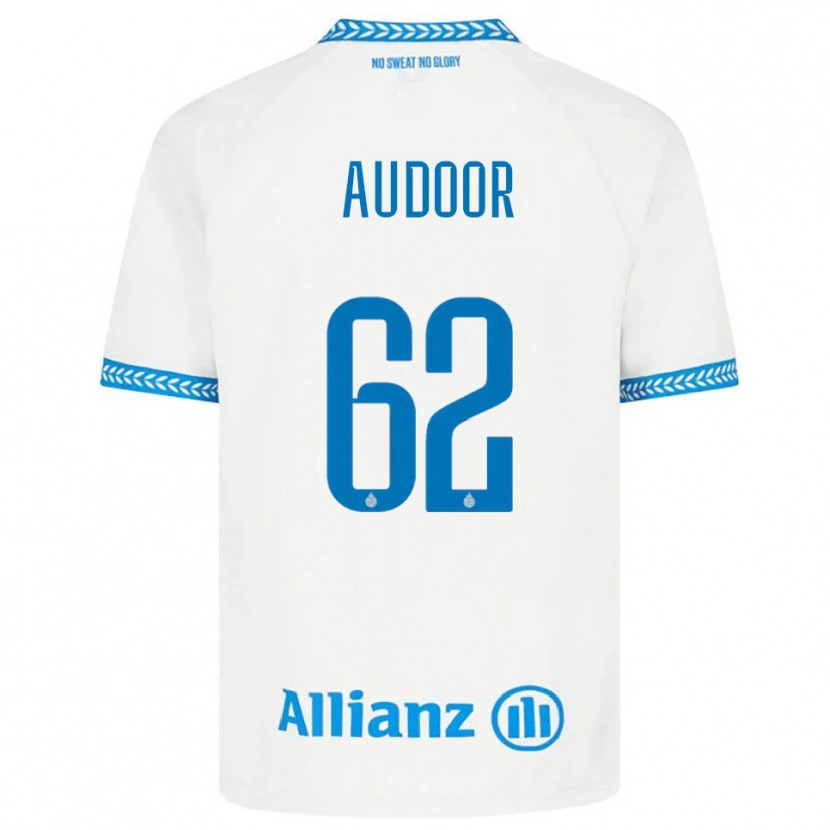 Danxen Bambino Maglia Lynnt Audoor #62 Blu Bianco Kit Gara Away 2025/26 Maglietta