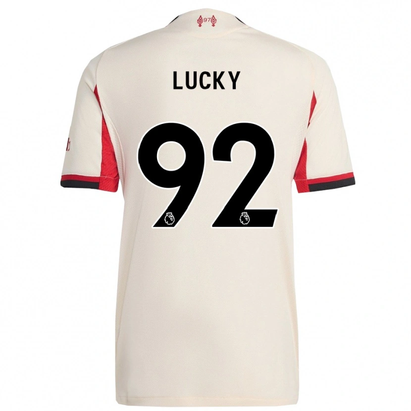 Danxen Bambino Maglia Wellity Lucky #92 Bianco Nero Kit Gara Away 2025/26 Maglietta