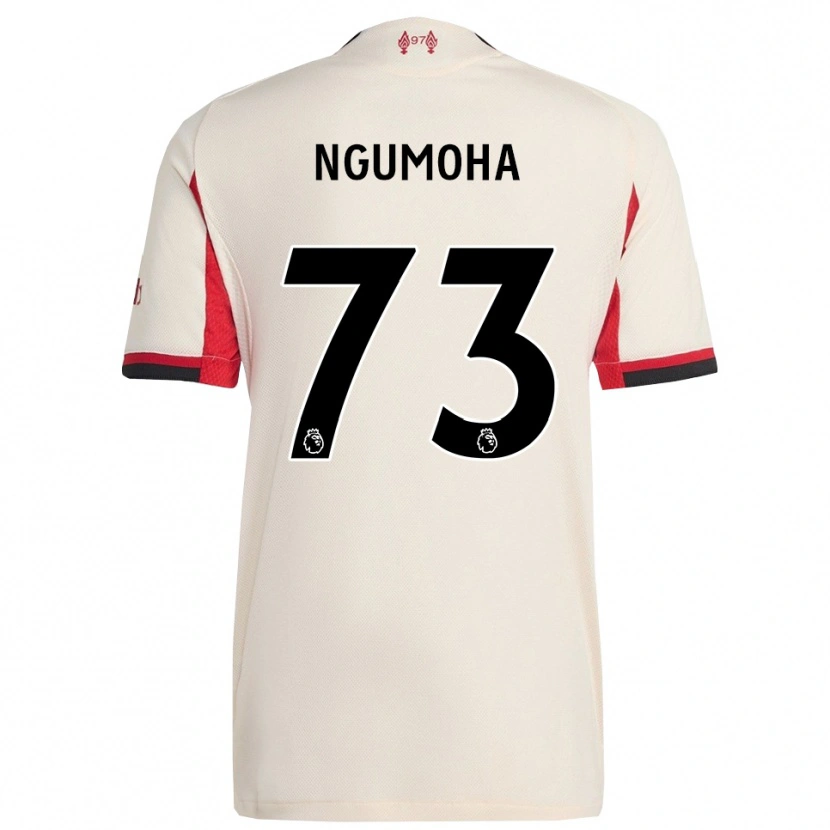 Danxen Bambino Maglia Rio Ngumoha #73 Bianco Nero Kit Gara Away 2025/26 Maglietta