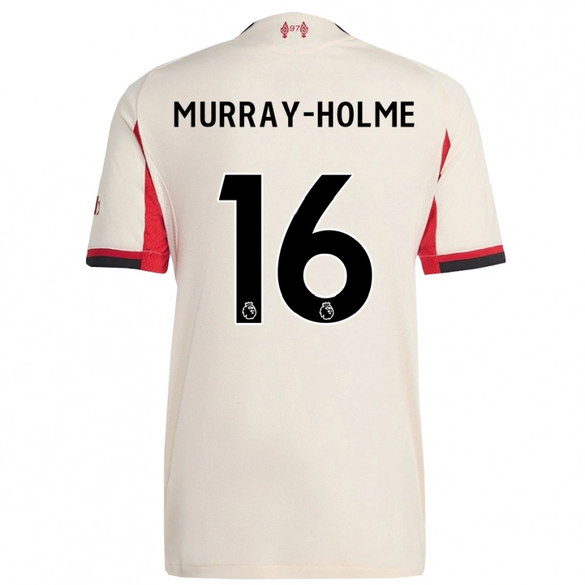 Danxen Bambino Maglia Hadyn Murray-Holme #16 Bianco Nero Kit Gara Away 2025/26 Maglietta
