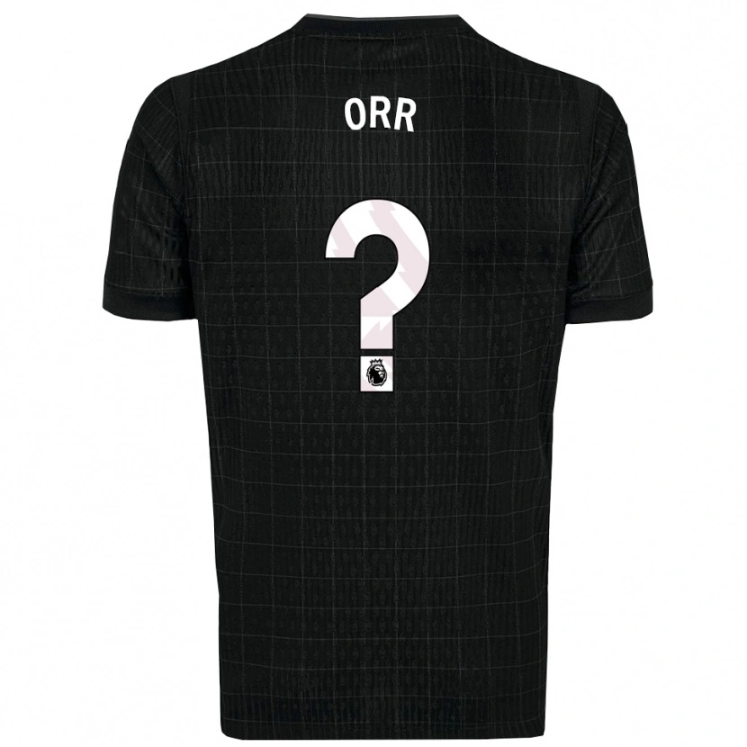 Danxen Bambino Maglia Dante Orr #0 Nero Grigio Kit Gara Away 2025/26 Maglietta
