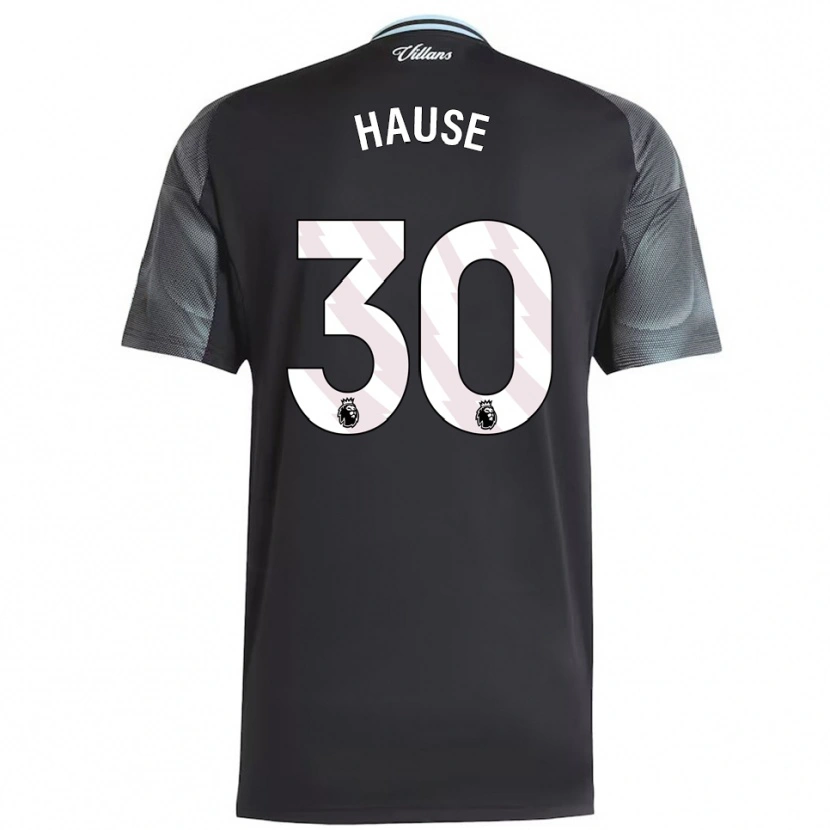 Danxen Bambino Maglia Kortney Hause #30 Nero Azzurro Kit Gara Away 2025/26 Maglietta