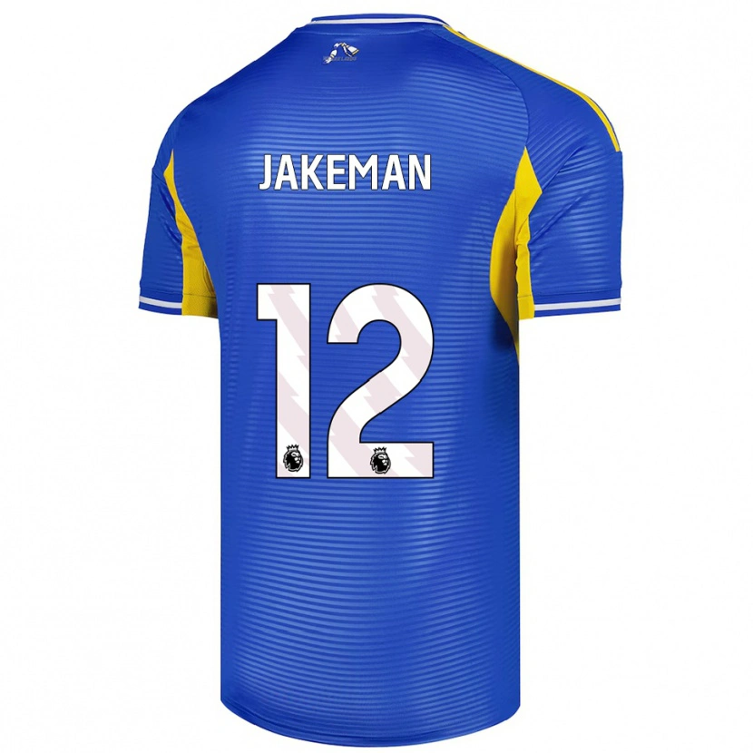 Danxen Bambino Maglia Harriet Jakeman #12 Blu Giallo Kit Gara Away 2025/26 Maglietta
