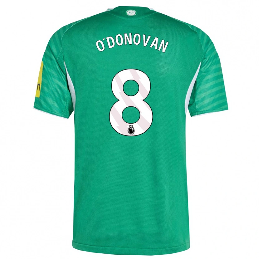 Danxen Bambino Maglia Alex O'donovan #8 Verde Bianco Kit Gara Away 2025/26 Maglietta