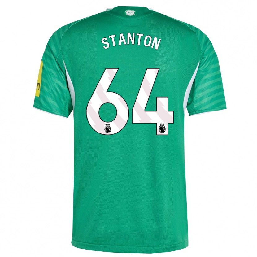 Danxen Bambino Maglia Ellis Stanton #64 Verde Bianco Kit Gara Away 2025/26 Maglietta