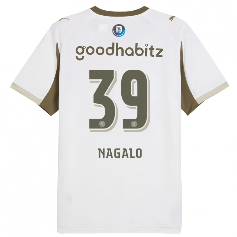 Danxen Bambino Maglia Adamo Nagalo #39 Bianco Grigio Kit Gara Third 2025/26 Maglietta