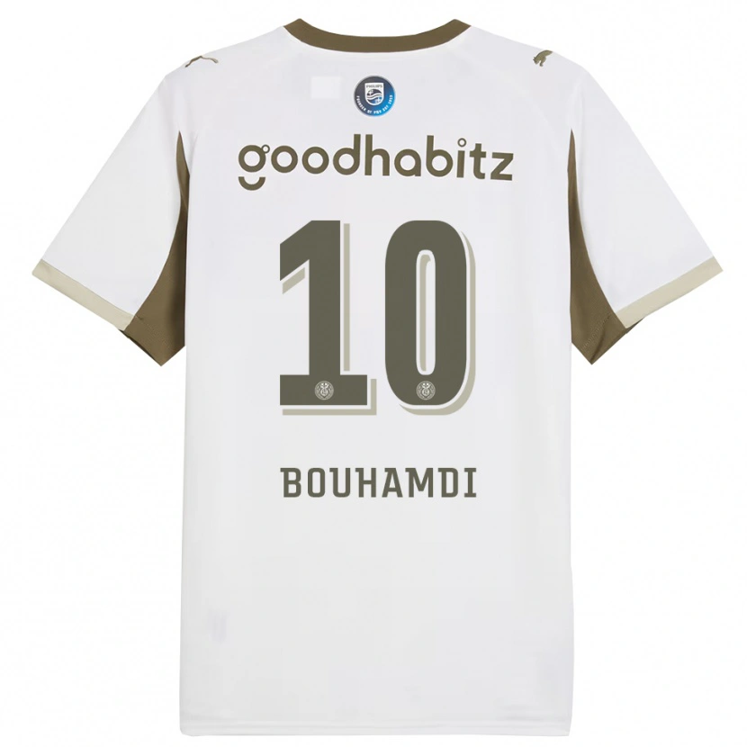Danxen Bambino Maglia Amir Bouhamdi #10 Bianco Grigio Kit Gara Third 2025/26 Maglietta