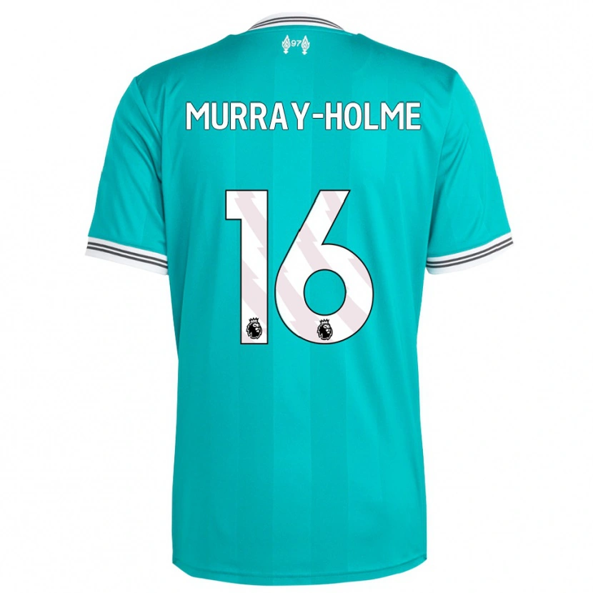 Danxen Bambino Maglia Hadyn Murray-Holme #16 Verde Bianco Kit Gara Third 2025/26 Maglietta