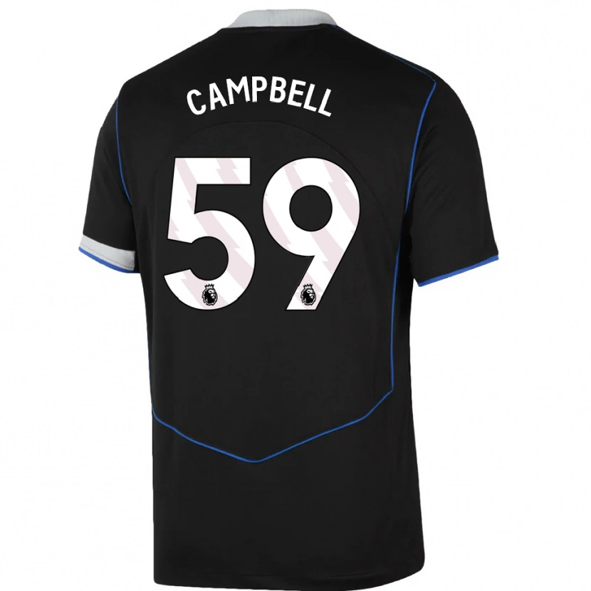 Danxen Bambino Maglia Harrison Murray-Campbell #59 Nero Blu Argento Kit Gara Third 2025/26 Maglietta