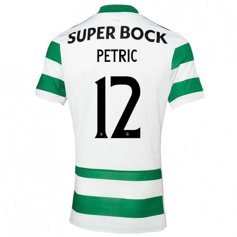 Danxen Uomo Maglia Luka Petric #12 Verde Bianco Kit Gara Home 2025/26 Maglietta