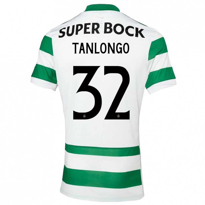 Danxen Uomo Maglia Mateo Tanlongo #32 Verde Bianco Kit Gara Home 2025/26 Maglietta