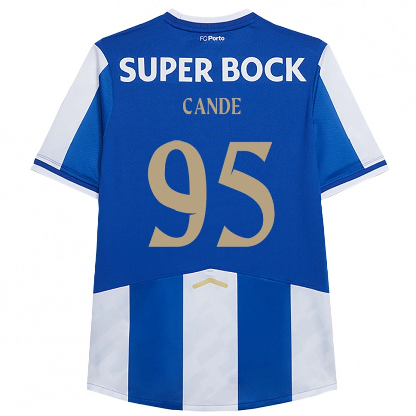 Danxen Uomo Maglia Anhá Cande #95 Blu Bianco Kit Gara Home 2025/26 Maglietta