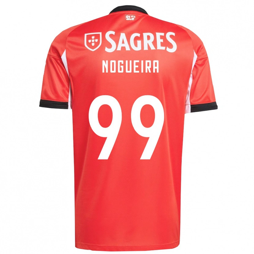 Danxen Uomo Maglia Beatriz Nogueira #99 Rosso Bianco Kit Gara Home 2025/26 Maglietta
