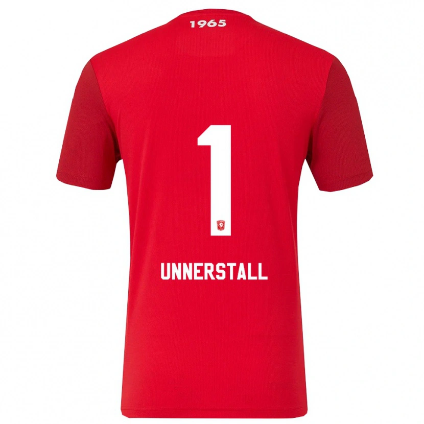 Danxen Uomo Maglia Lars Unnerstall #1 Rosso Bianco Kit Gara Home 2025/26 Maglietta