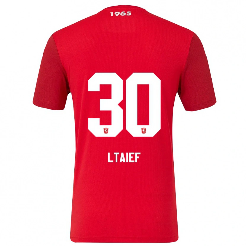 Danxen Uomo Maglia Sayfallah Ltaief #30 Rosso Bianco Kit Gara Home 2025/26 Maglietta