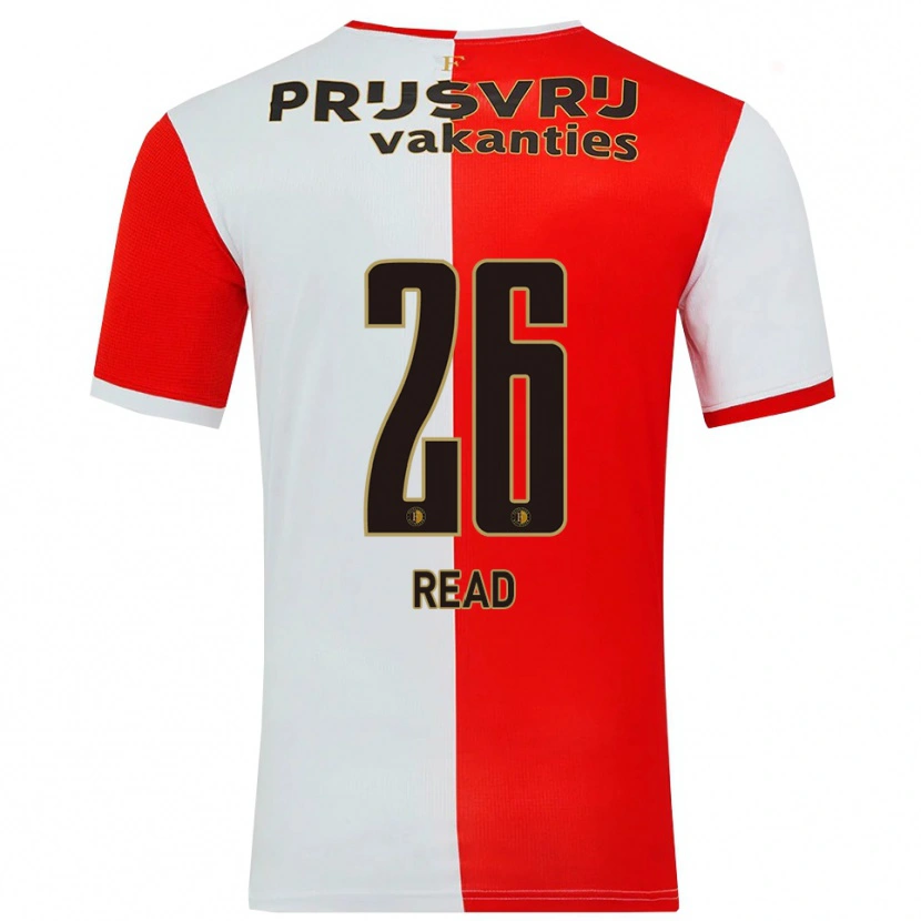 Danxen Uomo Maglia Givairo Read #26 Rosso Bianco Kit Gara Home 2025/26 Maglietta