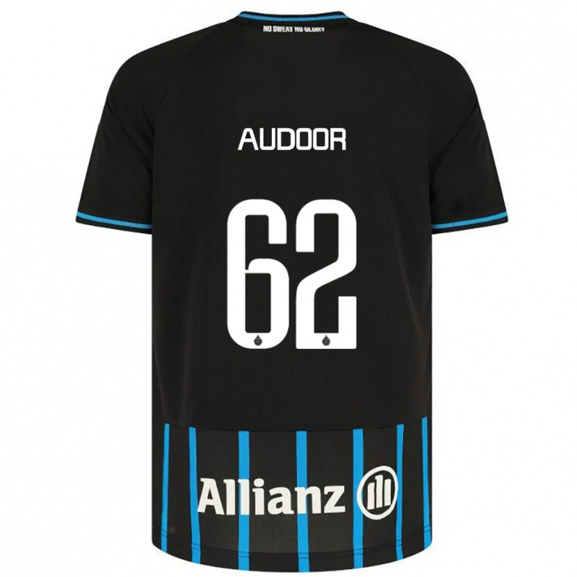 Danxen Uomo Maglia Lynnt Audoor #62 Nero Blu Kit Gara Home 2025/26 Maglietta