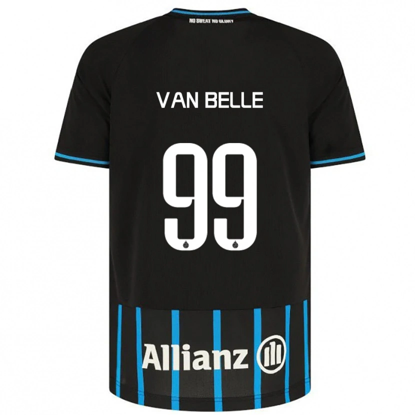 Danxen Uomo Maglia Lyndsey Van Belle #99 Nero Blu Kit Gara Home 2025/26 Maglietta