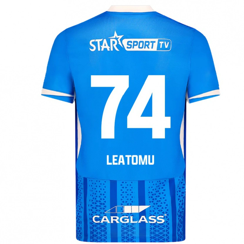 Danxen Uomo Maglia Noa Leatomu #74 Blu Bianco Kit Gara Home 2025/26 Maglietta